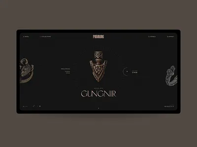 pakobone© Jewelry online store grid jewelry luxury minimal store website