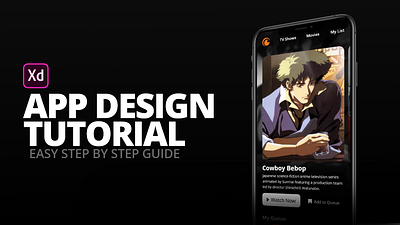 Adobe XD App Design Tutorial adobe xd adobe xd design adobe xd designer anime app app design app designers app ui appmobile mobile mobile design mobile ui tutorial ui ui design user interface user interface ui website xd design youtube