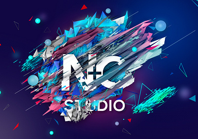 N+C Studio Poster 3d brand branding design designer graphics logo malta poster