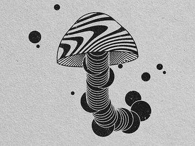 SHROOM art design geometric art graphic design illustration