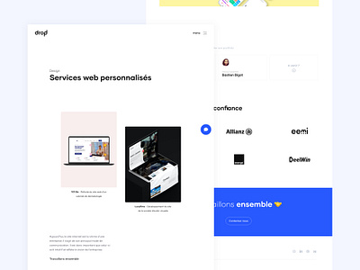 DropD Website Preview agency brand design brand identity branding clean design digital landing layout logo ui user experience user interface userinterface ux web web design website