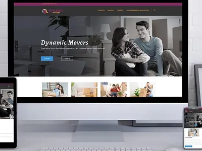 Dynamic movers elementor website design wordpress