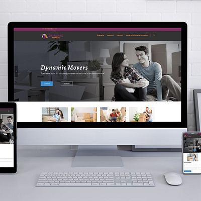 Dynamic movers elementor website design wordpress