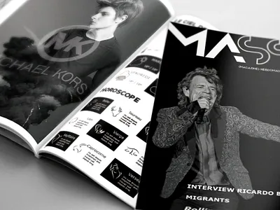 Massif indesign magazine design magazine illustration