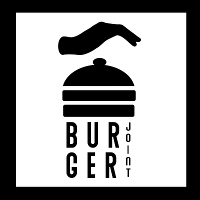 Burger Joint logo design branding burger burger logo creativity design flat graphic design illustration logo minimal photoshop vector
