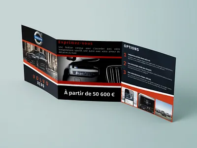 Volvo - depliant adobe design flyer illustrator indesign