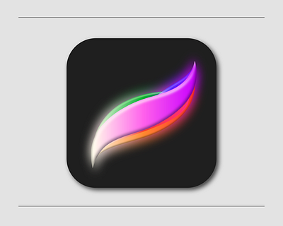 Procreate App Icon Redesign affinity affinity designer design getcreativewithprocreate icon logo procreate vector