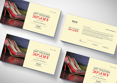Foot Wear Gift Voucher Design Template design free free mockup new premium psd psd mockup