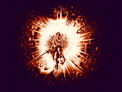 Revelation angels art dark demons design hand drawn heaven hell illustration jesus light procreate procreate art revelation serpent sin texture