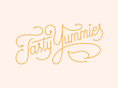 Tasty Yummies Brand & Packaging adobe illustrator brand identity design letterring logo pattern script vector