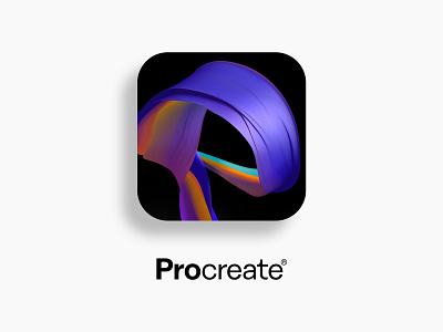 Procreate App Redesign 2.0 3d abstract app art branding cinema4d design drawing getcreativewithprocreate identity illustration lighting logo minimal procreate procreate app redesign render shadows ui