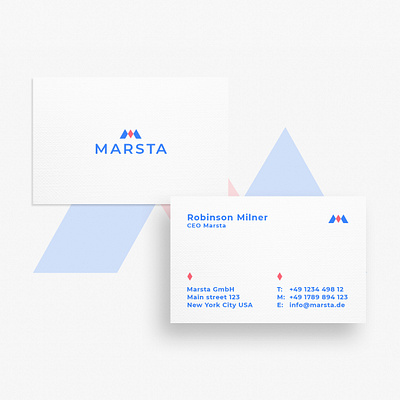 Business Card Marsta business business card business card design business cards businesscard card design creative creativity design designer graphic design minimal modern typography