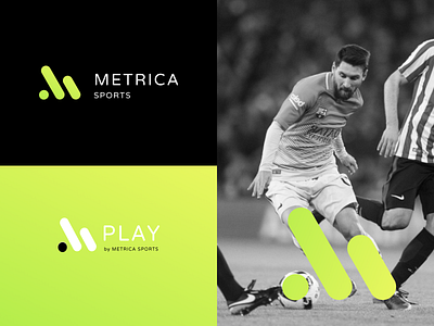 Metrica Sports football football design football logo footballer graphic design logo design logo designs messi messi design messi logo metrica sports sport sports sports tech sportstech