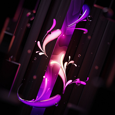 Floral Mouvement | Blop serie 3d 3d art abstract artwork background blender blender3d cgi colorful digital illustration glass illustration light minimal motion render shader texture trend