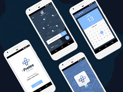 + Fretes Mobile App app map mobile ui ux