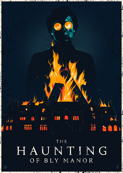 The Haunting of Bly Manor fanart illustration netflix poster procreate the haunting of bly manor