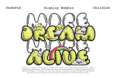 Bubbloony - Bubble Fun Font graffiti