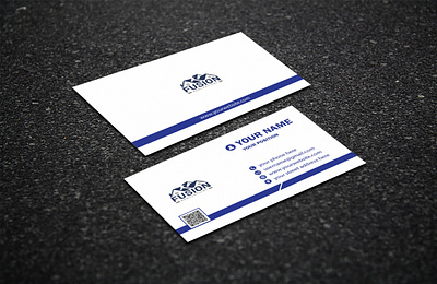 Modern & Sleek Businss Card Design Design By : Adobe Illustrator