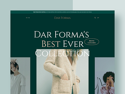 Dar Forma UI KIT business clothes clothing brand colorful design e commerce e shop entrepreneur fashion design image lookbook shop startup typography ui user interface website