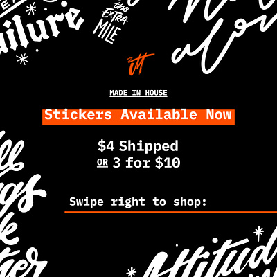 Sticker Time + Personal Rebranding branding decal design diecut lettering procreate stickers vinyl