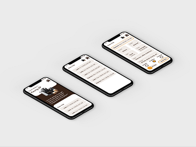 6.805, Final Project, Mockup 2 app brown clean clean ui coffee coffee bean coffee cup coffee shop coffeeshop database keurig privacy