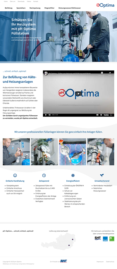 pH Optima Webdesign logodesign web design wordpress