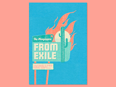 31 Posters for 31 Albums: 6/31 gig poster graphic art graphic design graphic designer motel motel sign music music art poster design poster designer retro aesthetic retro signage typography visual art