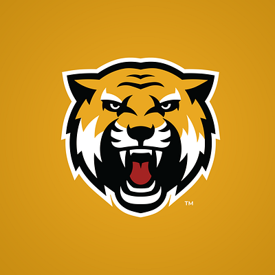 Tigers Mascot Logo Concept branding college sports illustration logo sports logo tigers