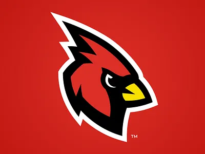 Cardinals Mascot Logo Concept branding cardinals college sports design illustration logo sports logo