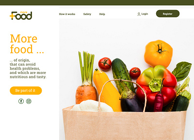More Food app design ui ux