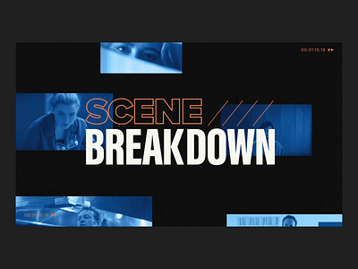 Scene Breakdown branding scene breakdown ui