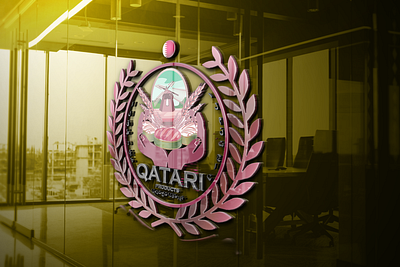 Qatar Logo country country art country logo design design art design logo artist designer drawing government government logo illustrator logo design logo qatar logodesign logotype professional psd psd art psd mockup qatar