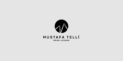 Drum Lesson Logo branding drum drummer drumstick istanbul lesson music musician turkey