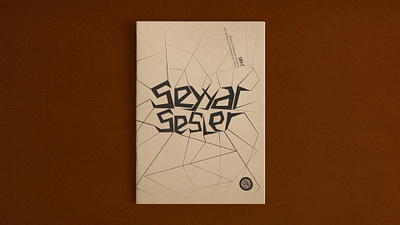 Seyyar Sesler 2 Fanzine / Cover design editorial design fanzin fanzine istanbul magazine poetic seyyar sesler typography underground zine