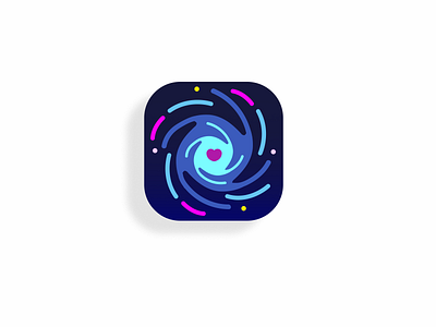 Procreate App Icon Redesign app art burst design draw flat galaxy icon illustration ink ios procreate space ui