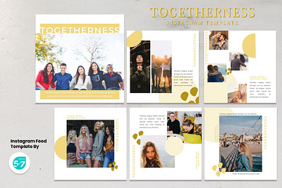 Instagram Story Template - Togetherness branding design graphicdesign instagram instagram post instagram story instagram template models presentation presentation template