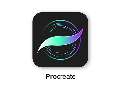 #GetCreativeWithProcreate app badge design illustration logo typography ui ux vector web