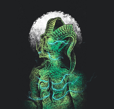 Skull 1 dark art death metal illustration skull art t shirt design