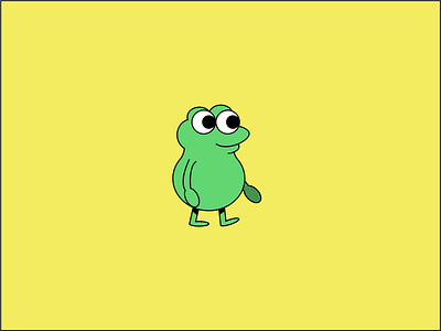 ED alien character frog illustration