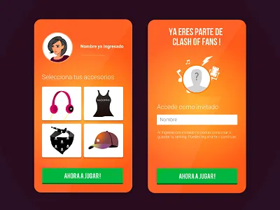 Warner Music App design illustration ui