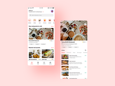 Food Delivery App app design delivery design figma food ui ux