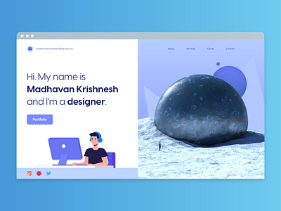 Landing Page animation app branding design flat graphic design illustration minimal ui ux web