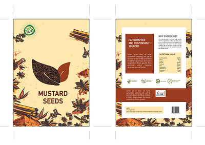 Organic Spices Packaging Concept branding design graphicdesign illustration organic packagedesign packaging spices