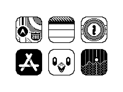 iOS128K app icon classic mac icon set icons ios ios app design mac pixel retro vintage