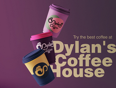 Dylan's Coffee Logo Design branding daily logo challenge logo logodesign