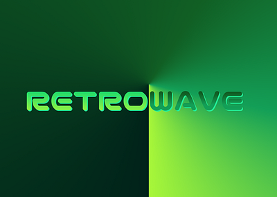 Retrowave art design graphic design illustration illustrator logo neon neon light retrowave synthwave typography vector