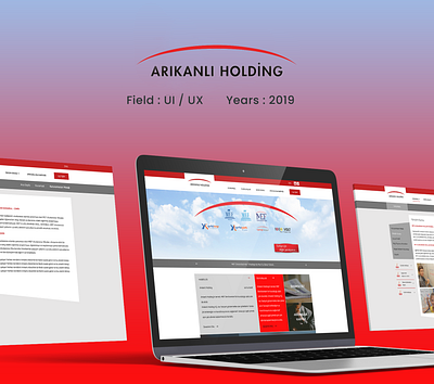 • Arıkanlı Holding UI/UX app design ui ux web website