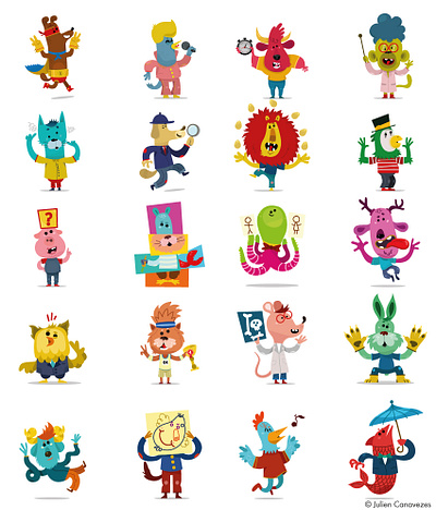 Animals vector animal animals animaux character design characterdesign childrens illustration french illustrator illustrateur illustration illustrator kids illustration vector vectoriel