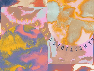 HEYDAY INK TEXTURE PACK acid ink texture oil spill paper texture retro rust seamless seamlesspattern vintage inspired