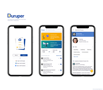 Recruitment Management System app design figma minimal recruitment recruitmentsystem rms ux